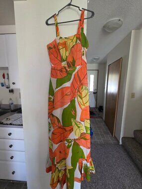 Vintage 1970s dress by Jamaican designer